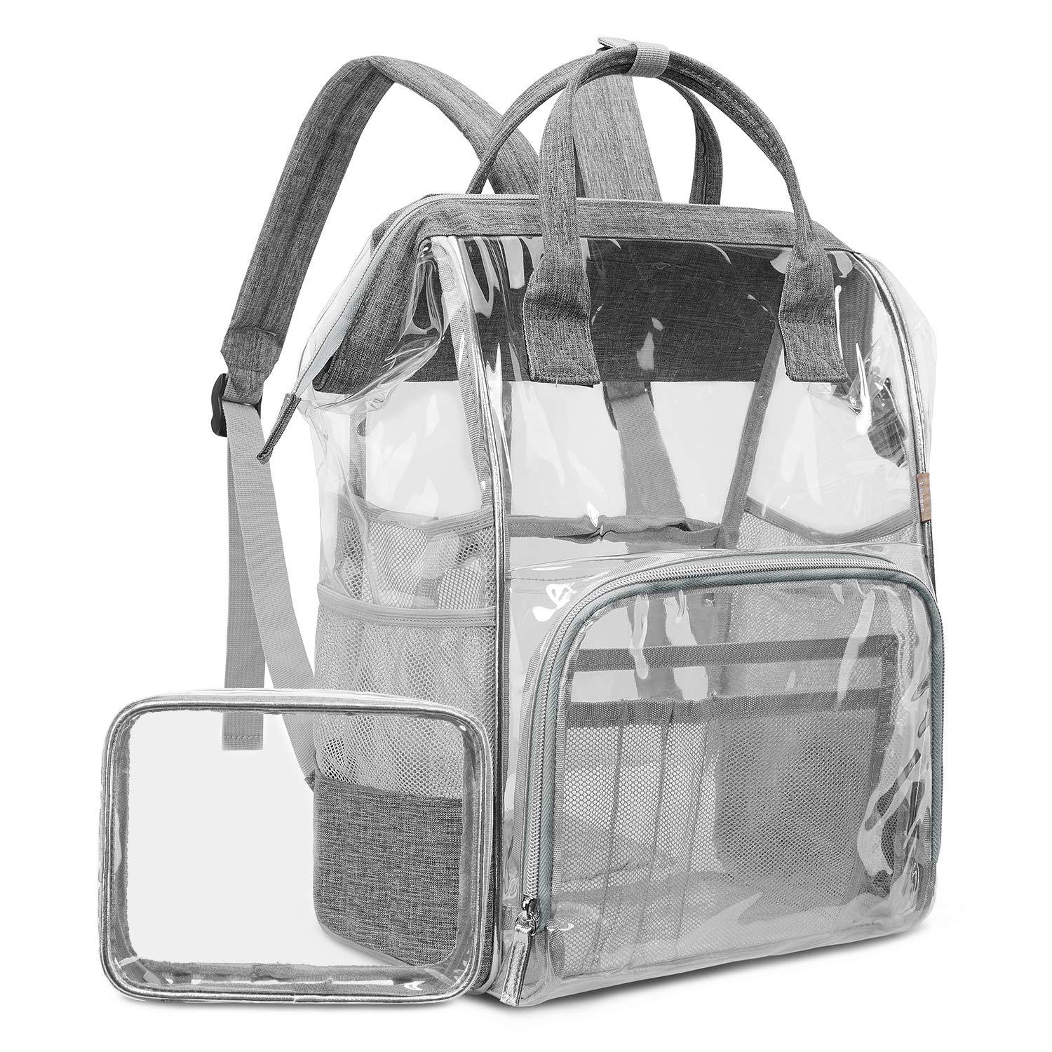 Ladies PVC Bag 15.6 Inch Waterproof Transparent Two-Piece Different Size Bags Bulk PVC Transparent Packet