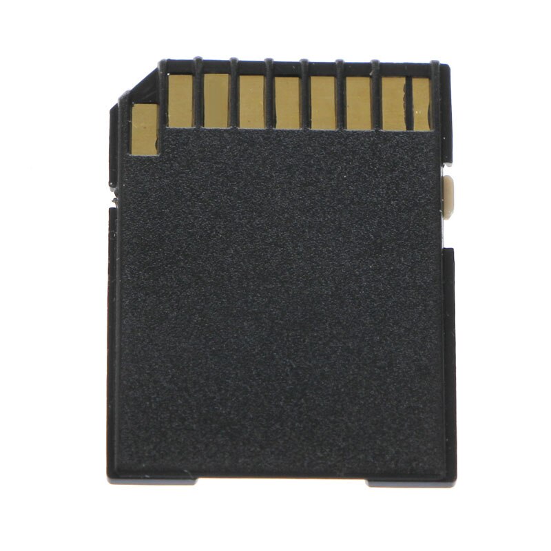 5 stk/pakke micro sd transflash tf til sd sdhc hukommelseskort adapter konverter sort