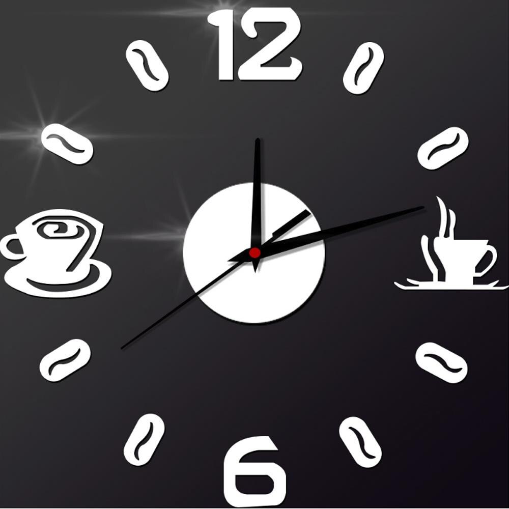 Acrylic Quiet 3D Clock Mirror Clock Wall Clock Windows Home Decor Office Livingroom Silent Interior DIY