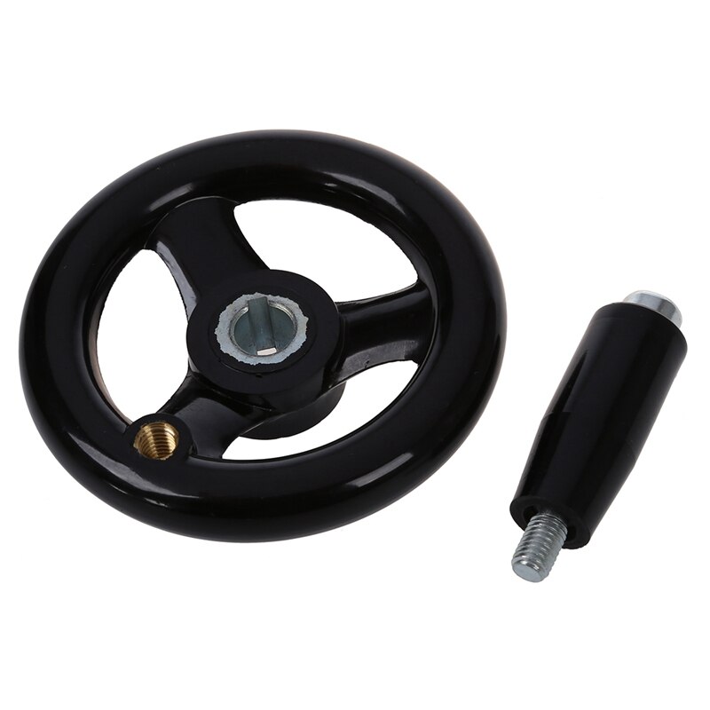 3.9" Diameter Hand Wheel w Revolving Handle for Milling Machine