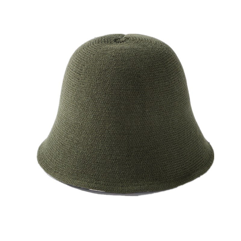 Panama Warm Winter Women's Bucket Hat Felt Wool Hat Girl Autumn and Winter Black Hip Hop Hat