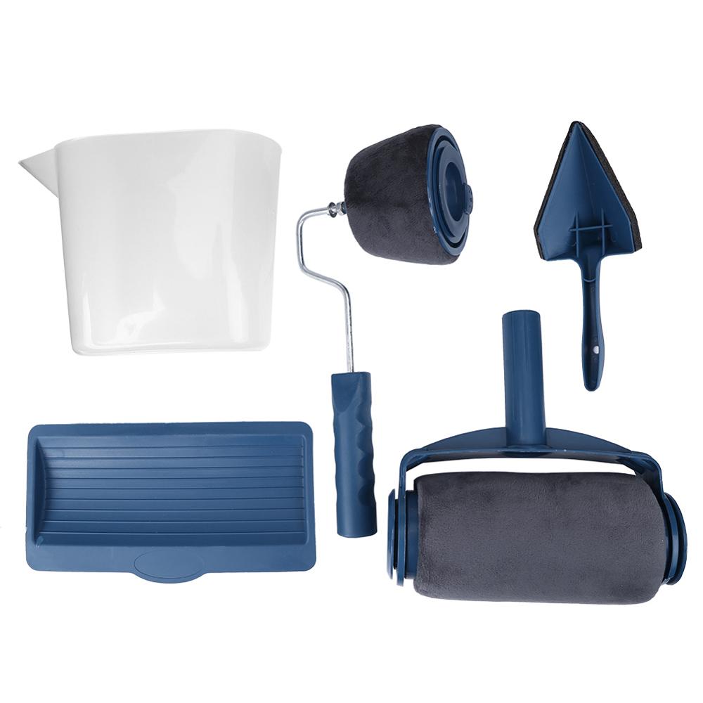 5 stuks multifunctionele verfroller pro roller kwastenset verfrollerset kamermuurverfkwastenset thuis herverpakkingsgereedschap