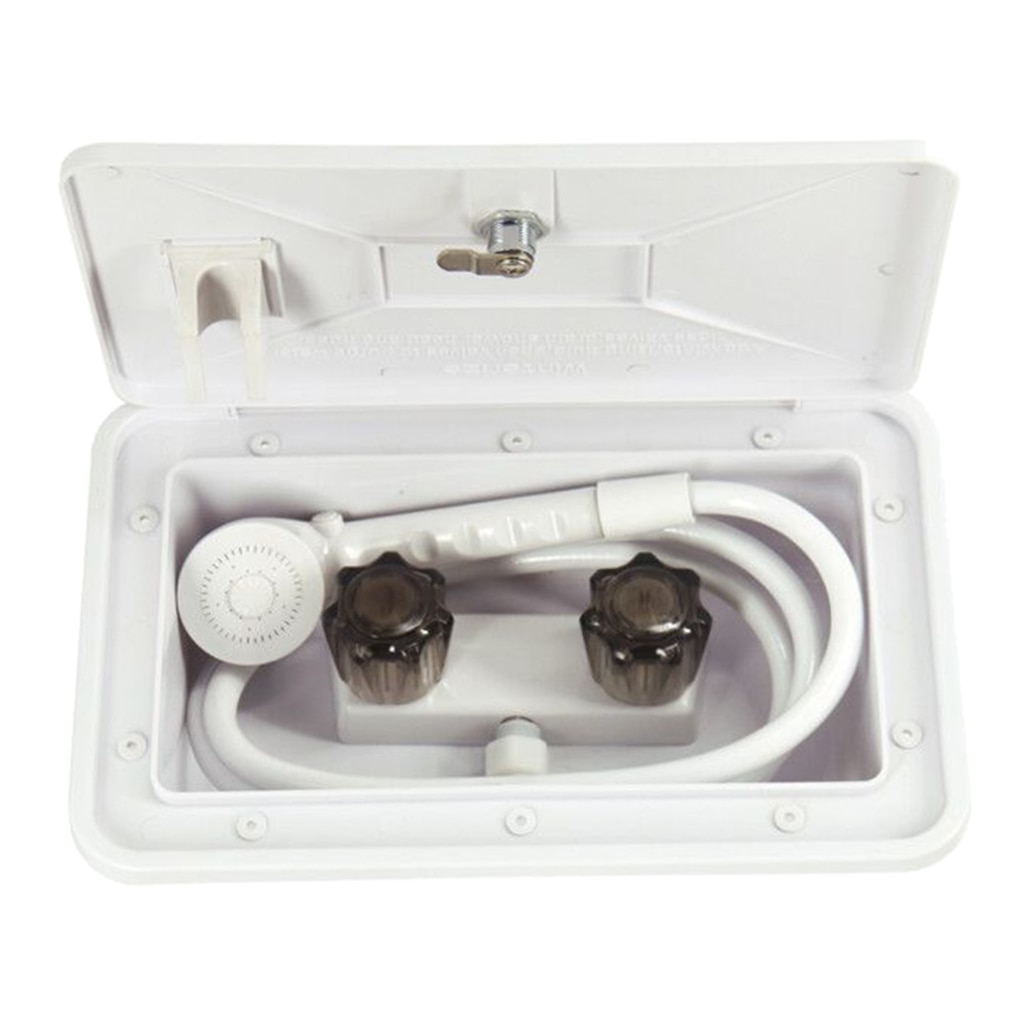 Rv Exterieur Douche Doos Quick Connect Spuit &amp; Slang Kraan Slang Kit Voor Camper Camper Caravan Boot Accessoires Marine