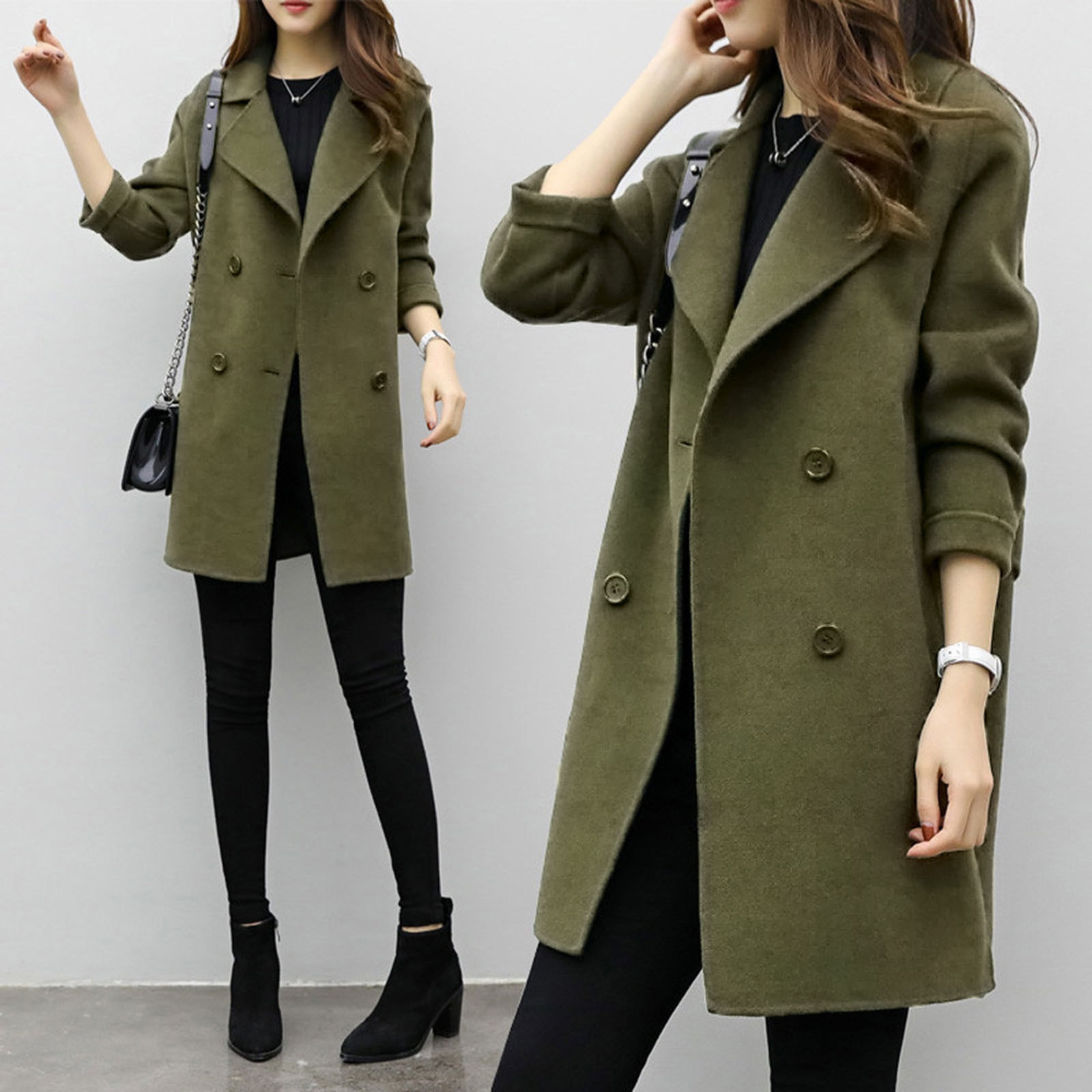 Veste Femme Jaqueta Feminina femmes automne hiver Veste Veste décontractée Parka Cardigan mince manteau pardessus Chaquetas Mujer