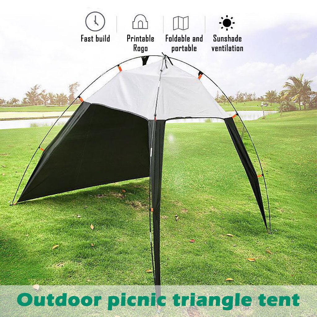 Outdoor Tent Portable Beach Canopy Sun Shade Patchwork Tent Shelter Good And Convenient Camping Fishing Tents