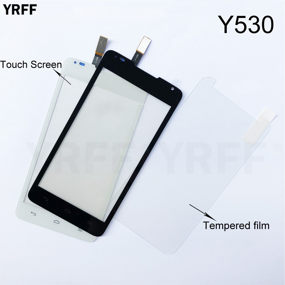 Touch Glass For Huawei Ascend Y530 Y540 Y541 Y560 Y625 Touch Screen Digitizer Pane Panel Replacement Free Tempered glass Film