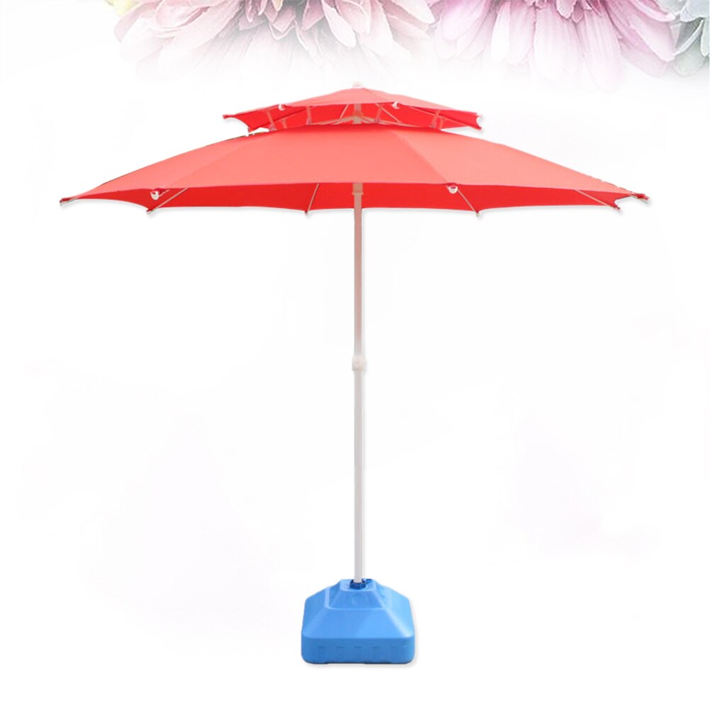 1PC Adjustable UV Protection Wind Beach Umbrella for Sun Protection Outdoor without Base