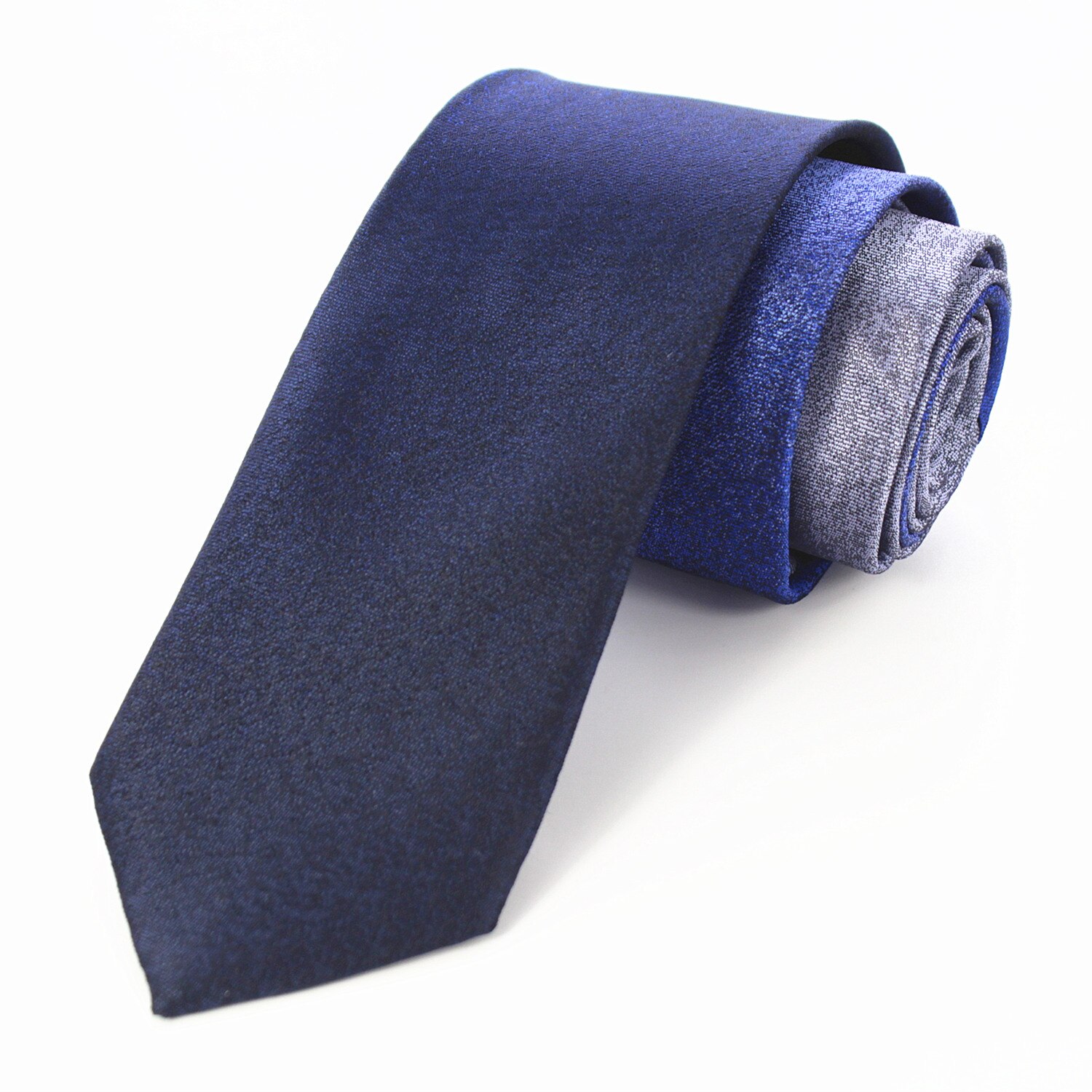 Ricnais solid 6cm slank slips bule rød jacquard vævet gradient slips til mænds forretning bryllup tynd gravata tilbehør
