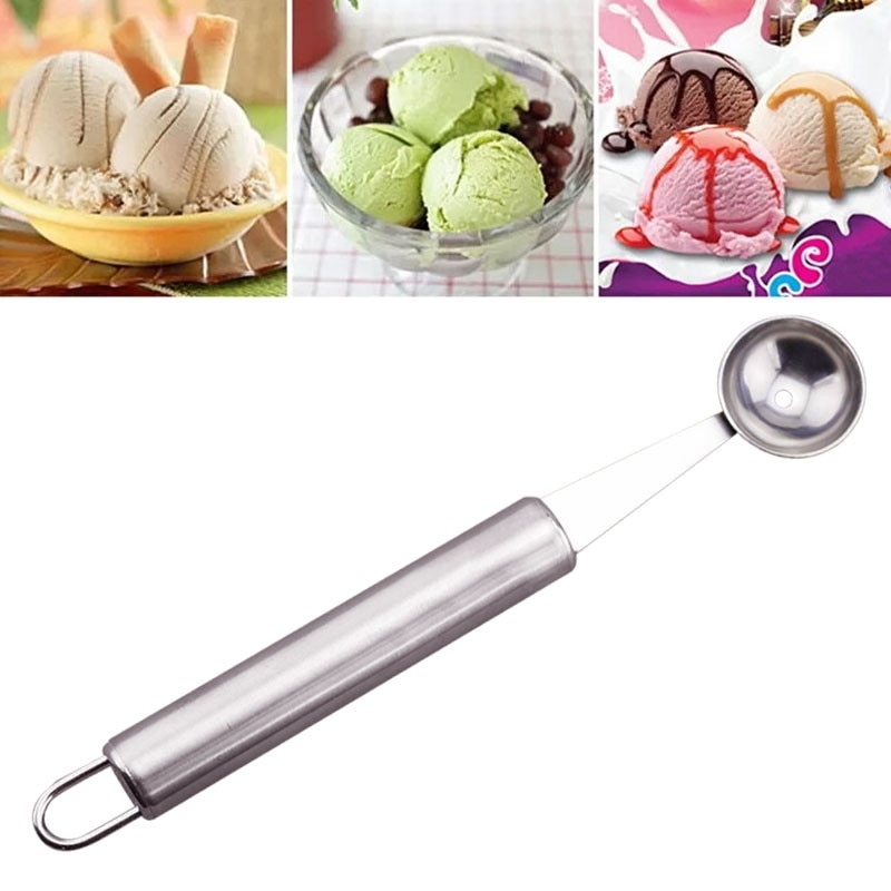 Kitchen Stainless Steel Fruit Platter Tools Carving Knife Watermelon Digging Ball Spoon Cut Fruit Tools Kitchen Stuff