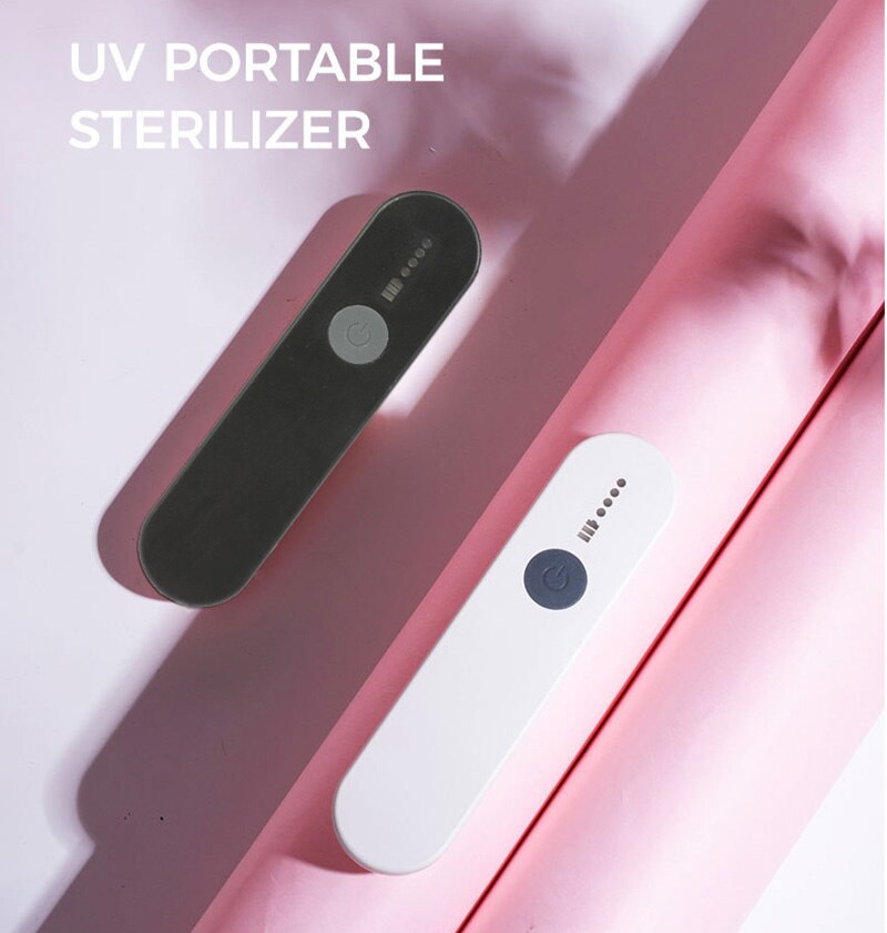 Portable LED UV UVC Disinfection Lamp 260nm Handheld Germicidal Sterilizer Light Torch Lamp Flashlight UV Light For Car Home