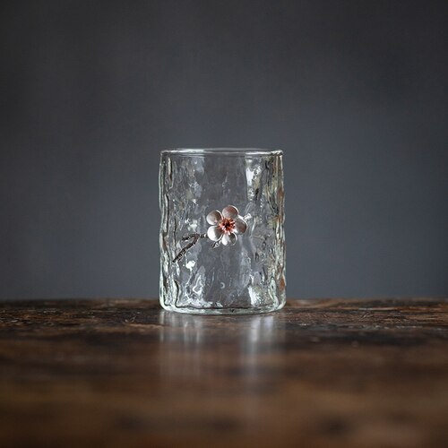 Zenation Japanese Hammered Glass Exquisite -set Of 2 Tea