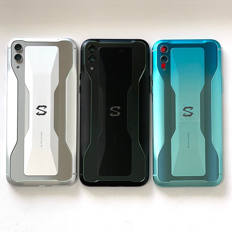 6.39 "original til xiaomi blackshark 2 skw -h0/a0 batteridæksel hus dør kameraramme len til black shark 2 pro 2 pro bagkasse