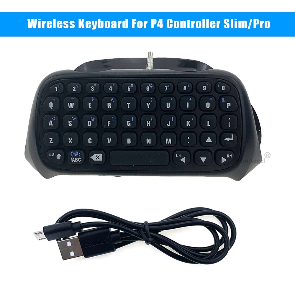 Til  ps4 tilbehør tastatur til dualshock 4 trådløs controller besked chatpad  ps4/ slim/pro til playstation 4/ slim/pro