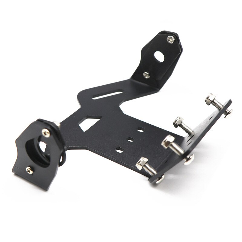 Soporte de placa de matrícula para motocicleta soporte de luz LED apto para YAMAHA R25 R3 MT-25 MT-03