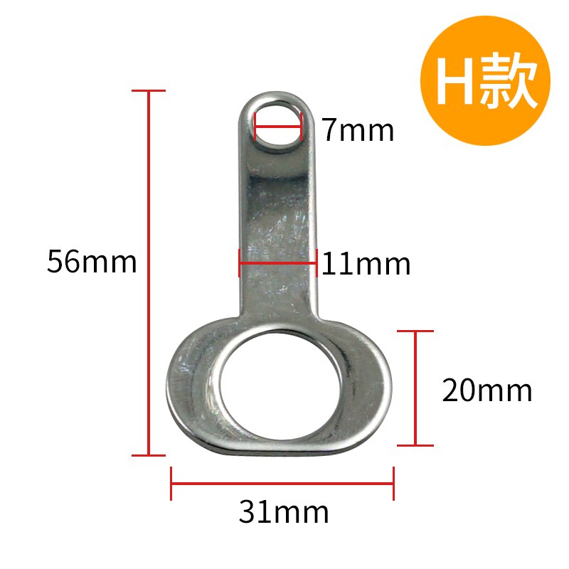 12V Stainless Steel LED Motorcycle Switch ON-OFF Handlebar Adjustable Mount Waterproof Switches Button Fog Light Warning Light: Model H