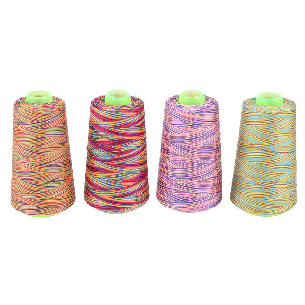 Arco-íris ponto cruz linhas de costura fio de matéria têxtil linha de bordado de cor misturada linha de bordado fio fio de costura floss skeins artesanato