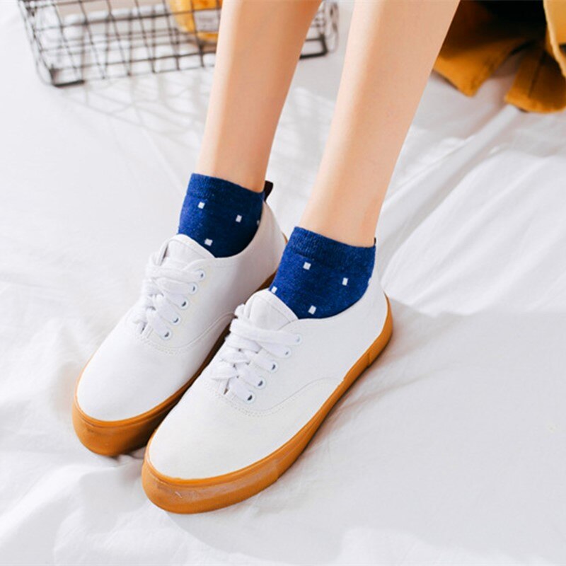 5Pairs Spring Summer Cartoon Cat Socks Cute Animal Women Socks Funny Ankle Socks Ladies Girls Cotton Invisible Socks