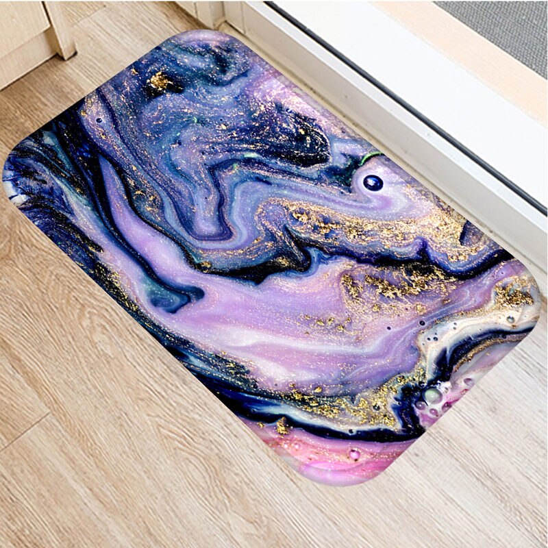 1 kpl 40*60cm kiviraita marmorikuvio luistamaton mokka matto ovimatto ovimatto ulkokeittiö olohuone lattiamatto matto 48269: 2dd-48269-001