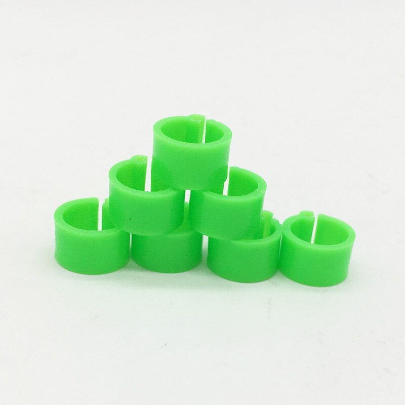 100 Stks Duiven Ringen 8mm Bajonet Identificatie Ring Opening Duif Ring Kleur Duif Voetring Duif Levert Vogel Apparaten