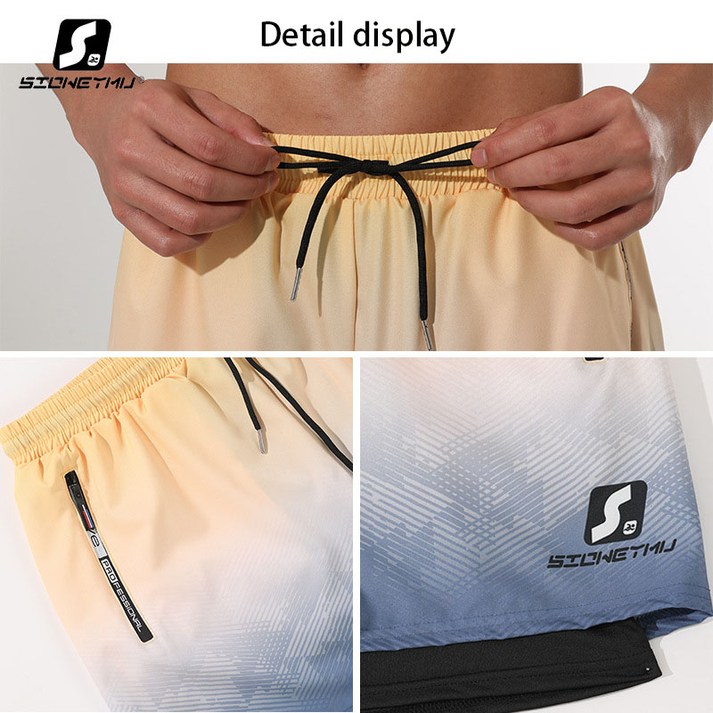 Neue Badehose Herren Anti-Peinlichkeit Erwachsene Schnell trocknende Badeanzüge Große, schnell trocknende Spring Schwimmsets