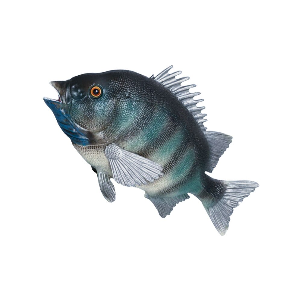Plastic Bream Fish Model Simulated Fish Model Sea Animals Statue Ornament