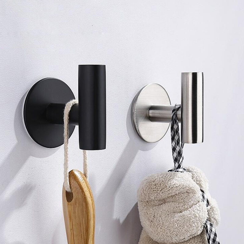 Roestvrij staal zilver badkamer hardware set handdoekenrek toiletrolhouder handdoekstang haak multifunctionele badkameraccessoires
