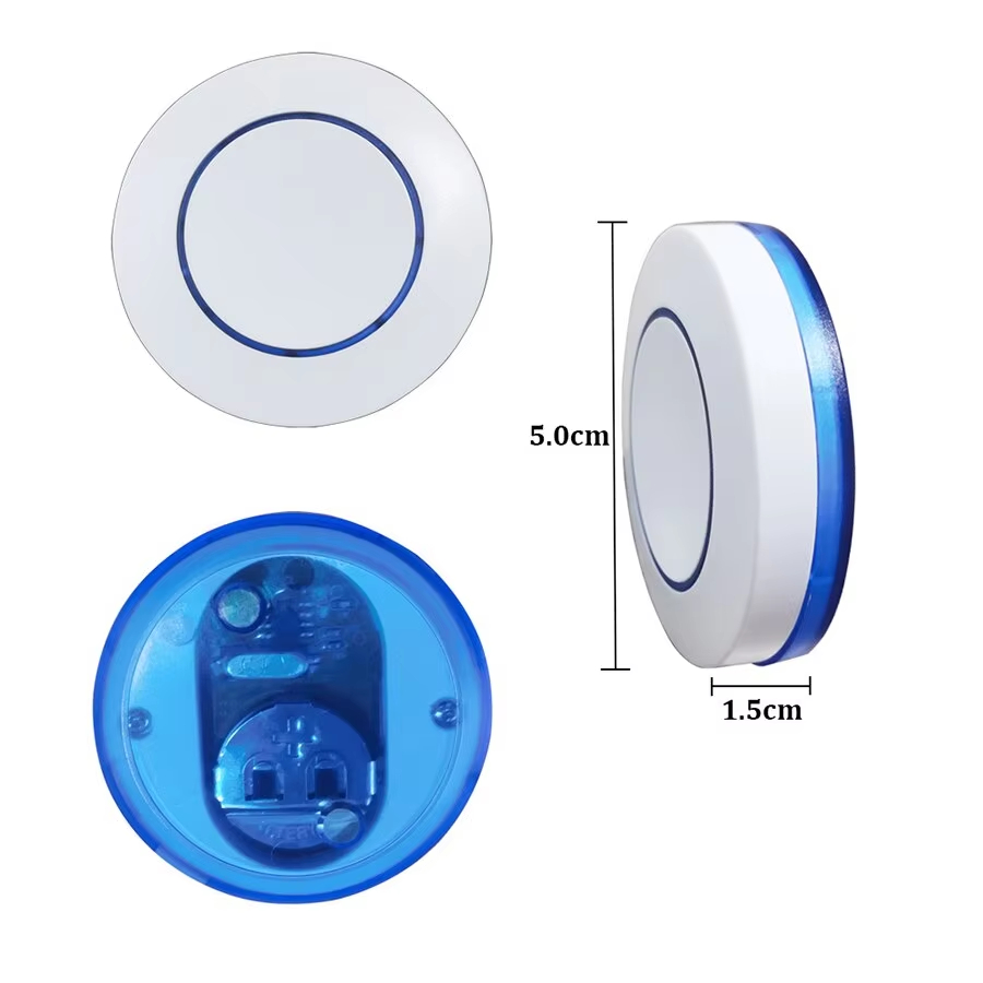RF433Mhz Wireless Remote Control Light Switch 10A Relay Controller Mini Round Button Wall Panel Switch For LED Lamp AC100-240V