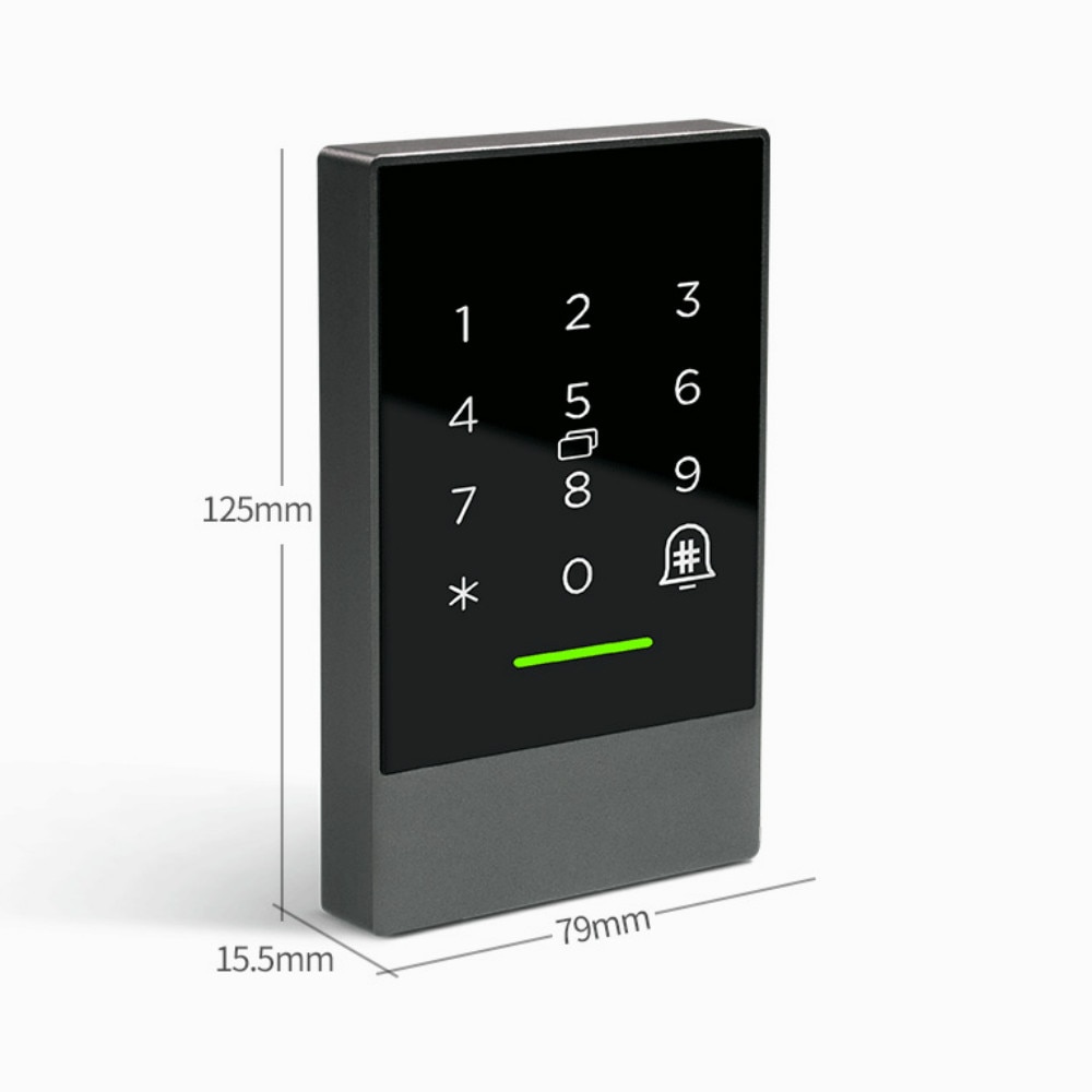 IP66 Waterproof Mobile phone App rfid access control Wifi door lock reader Password Bluetooth Access Control Keypad