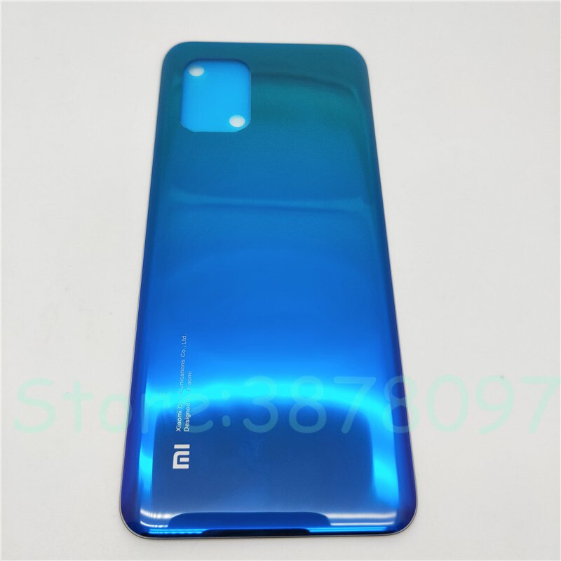 Für Xiaomi Mi 10 Lite Zurück Glas Mi10 Lite 5G Hinten Hülse Tafel Batterie Abdeckung Gehäbenutzen Tür fallen Ersatz teile: Blau