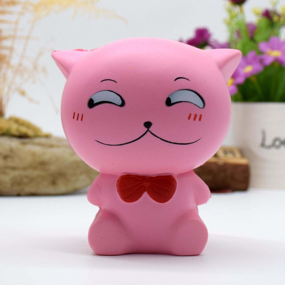 2018 Nuovo kawaii squishies Squishy Kitty Cat Bambola Lento Aumento Morbida Pizzico StressReliever Capretto antistress giocattoli juegos de mesa di goccia: set 3