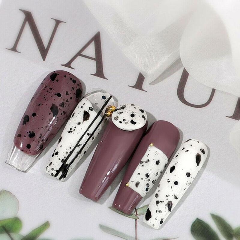 8Ml Gel Gepolijst Nail Art Ei Shell Nail Lijm Kwartel Ei Spotted Art Nail Afwerking E8F8