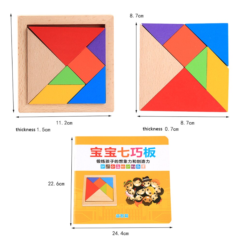 Puzzle Tangram Game Learning Educational Drawing B... – Grandado