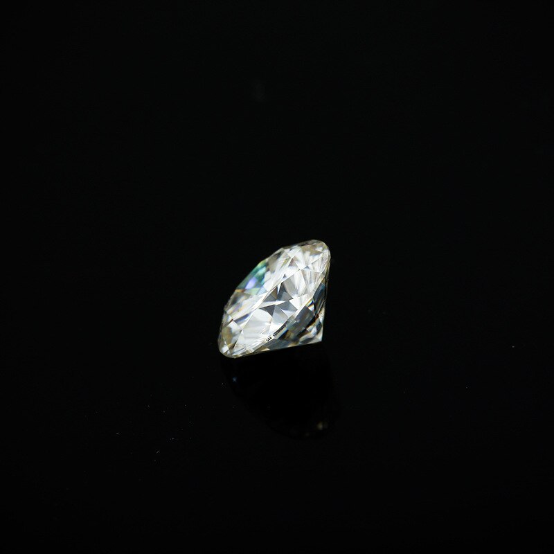 5Pcs 6.5Mm Gh Kleur Moissanite 1ct Losse Stenen Ronde Briljant Geslepen VVS1 Uitstekende Cut Test Positieve totaal