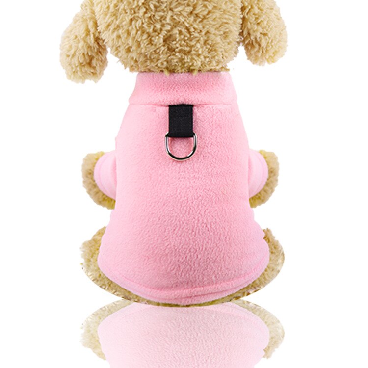 Mops t-shirt kæledyrstøj til hunde yorkshire terrier kostumer hvalpe t-shirt til små hunde hundeveste til chihuahua fransk bulldog: Lyserød / Xs