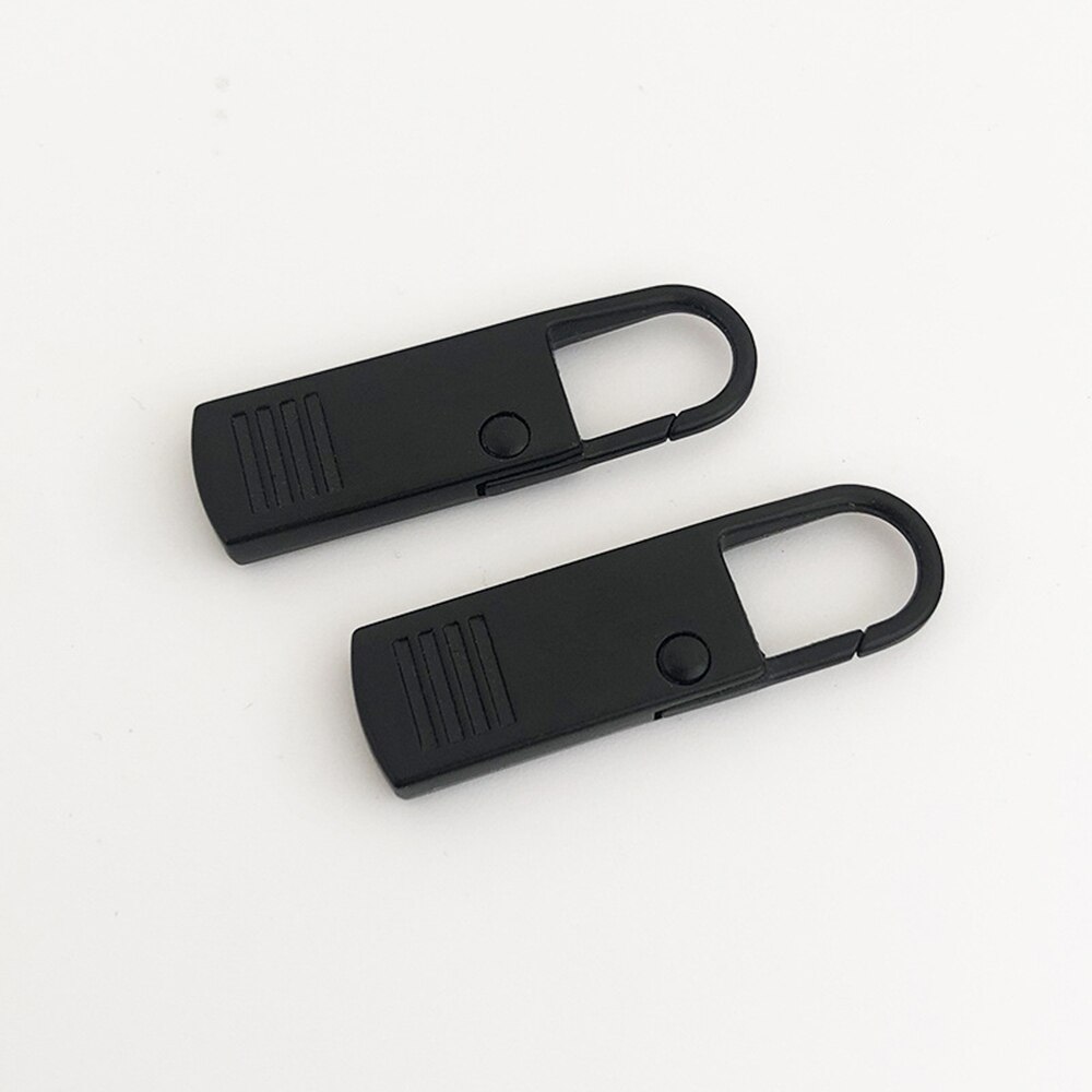 2pcs Zipper Pulls Tab Replacement Luggage Zipper Pull Extension Backpack Zippers Slider Handle Mend Fixer Repair For Suitcase