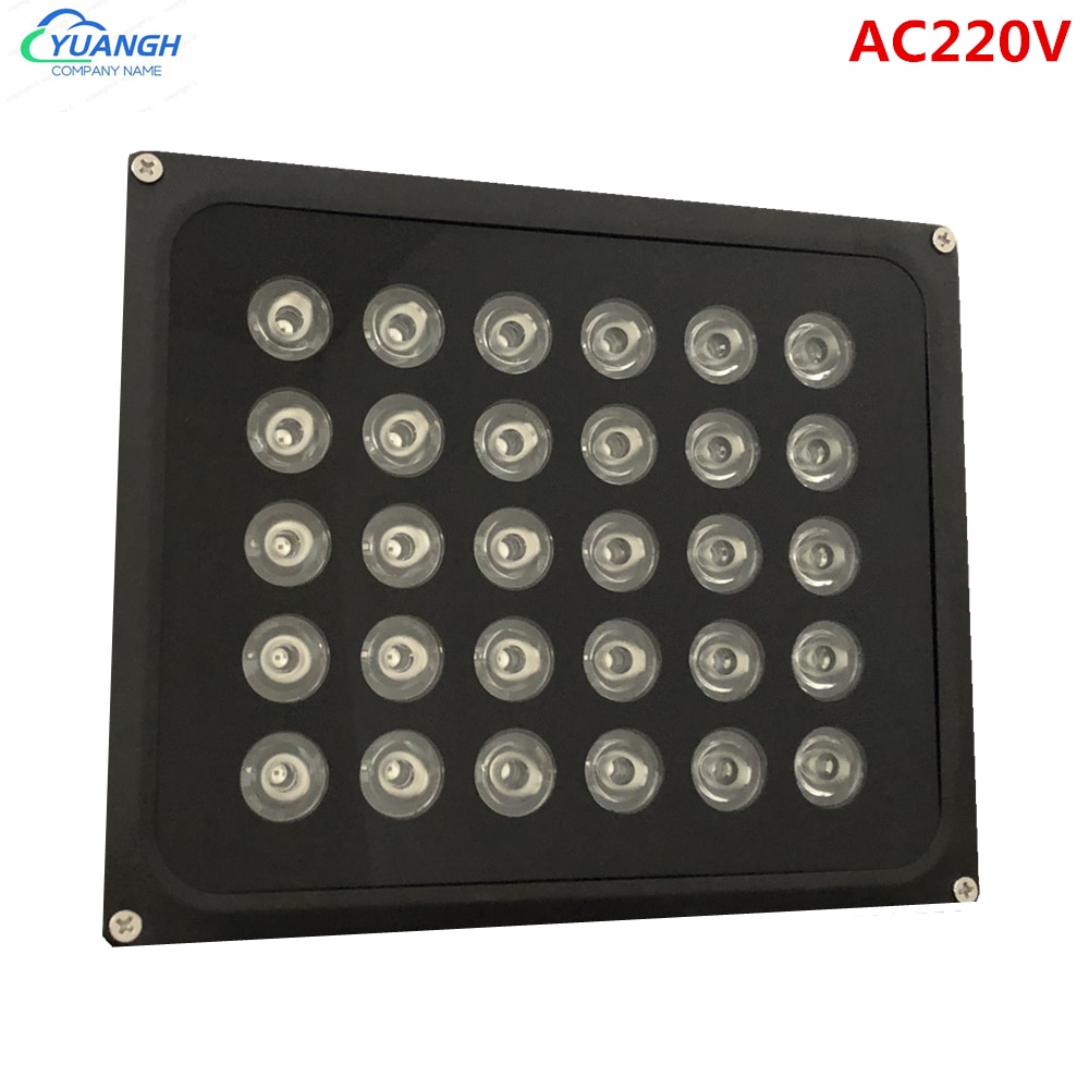 AC220V Infrared LED light Night vision 30Pcs IR illuminator spotlight CCTV fill light For Security Camera