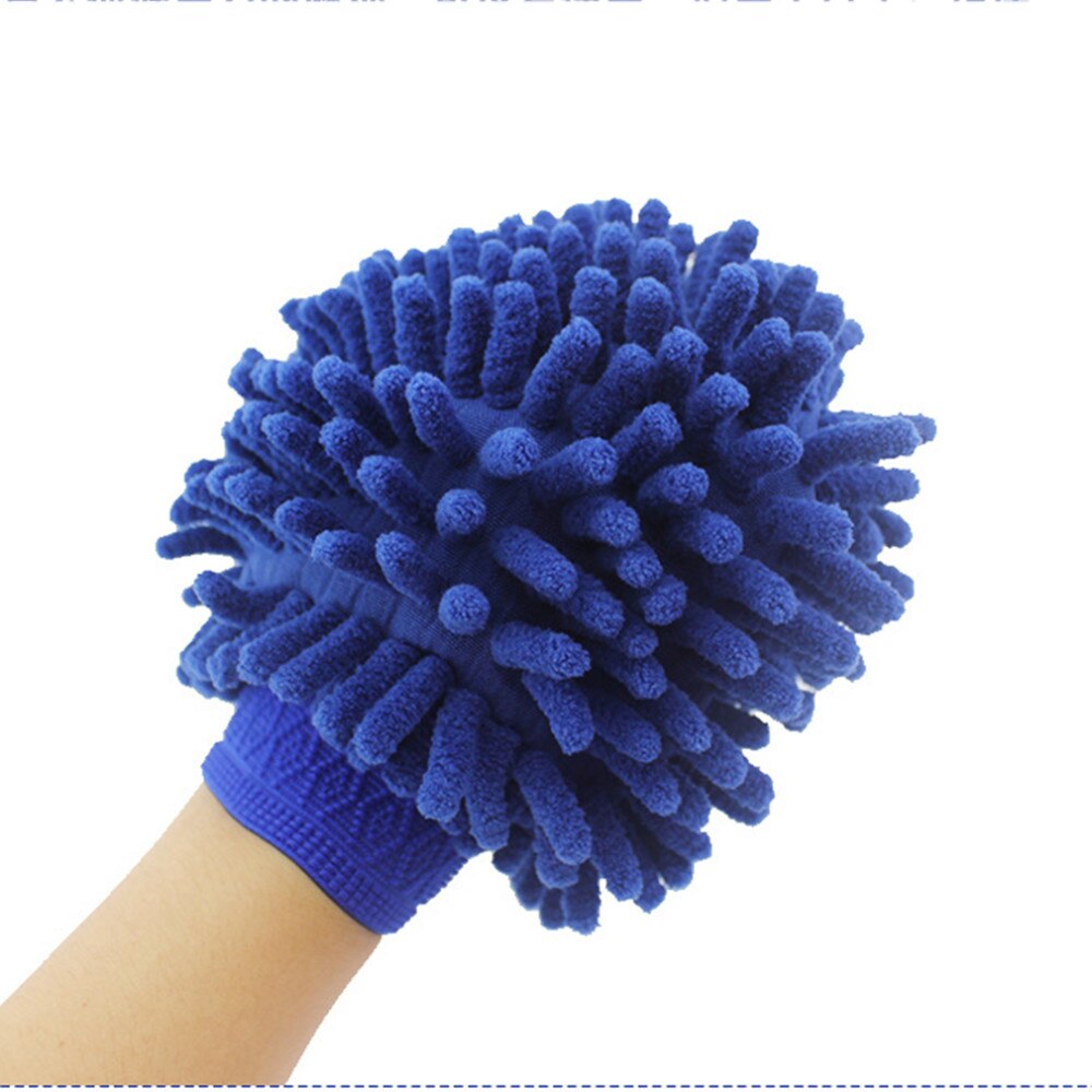 Auto Wassen Mitt Grote Size Ultra Zachte Microfiber Car Cleaning Wassen Handschoen Double Side Chenille Krasvrij Handschoenen