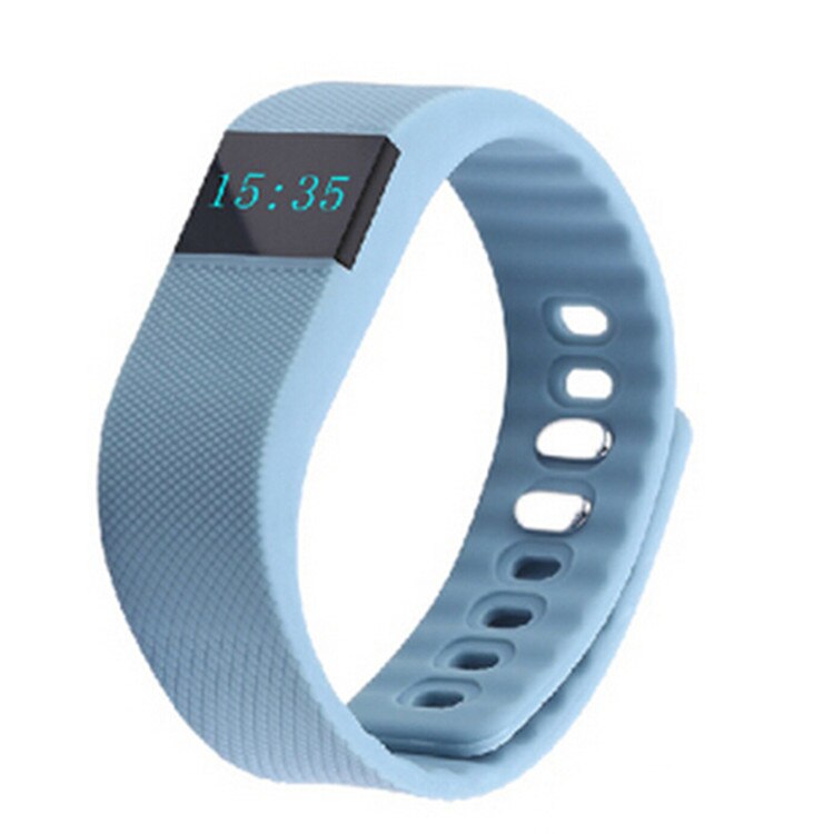 Pulsera del sueño podómetro Fitness actividad Tracker pulsera Fitness reloj de pulsera inteligente banda: Azul marino