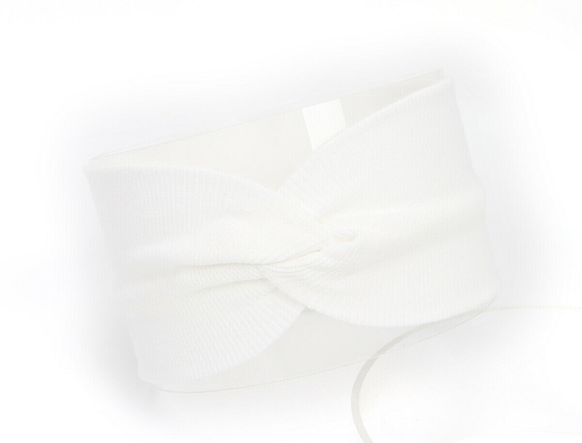 Baby Stuff Accessoires Kids Meisje Jongen Baby Hoofdband Peuter Kant Kruis Haarband Hoofddeksels Solid Elastische Hoofddeksels Props: WHITE