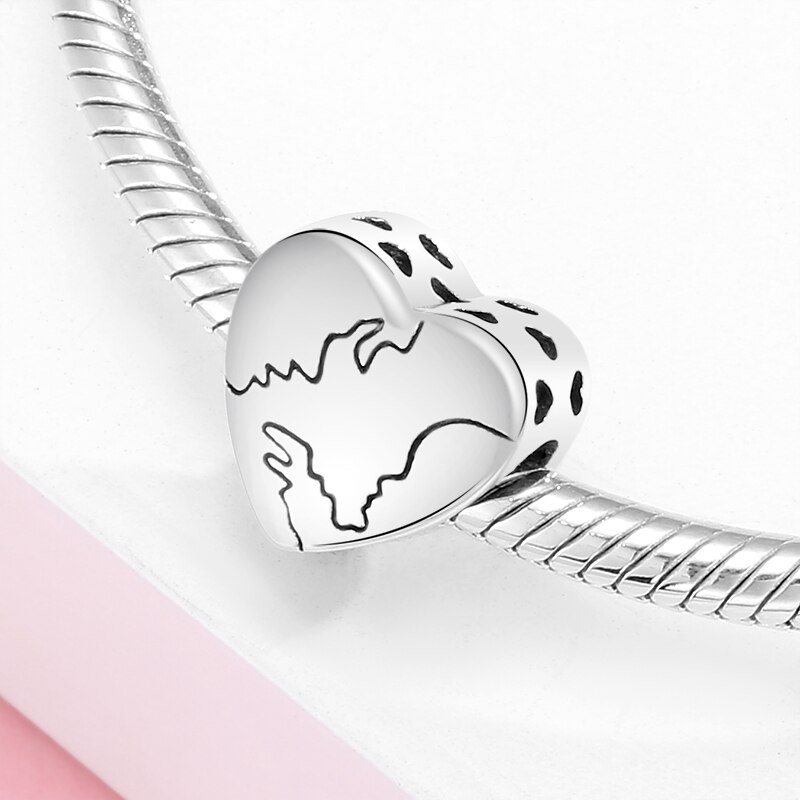 Give birth to life Pregnant mother 925 Sterling Silver Charm Pink CZ Beads Jewelry Making Fit Original European Charms Bracelets