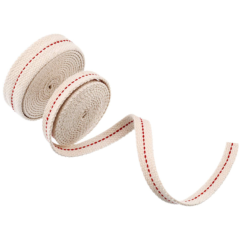 6 Rolls Flat Cotton Wick 1/2 Inch Oil Lamp Wicks 3/4 Inch Stitch Oil Lamp Wick 7/8 Inch Oil Lamp Wicks Burner