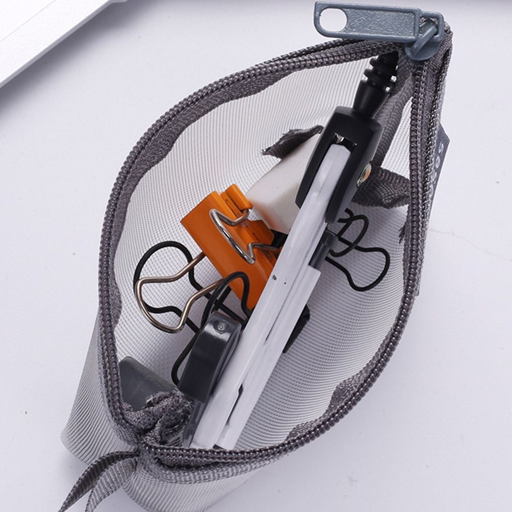 Portamonete in rete portachiavi rossetto Nylon borsa portamonete tridimensionale piccolo articolo Mini borsa cosmetica ufficio