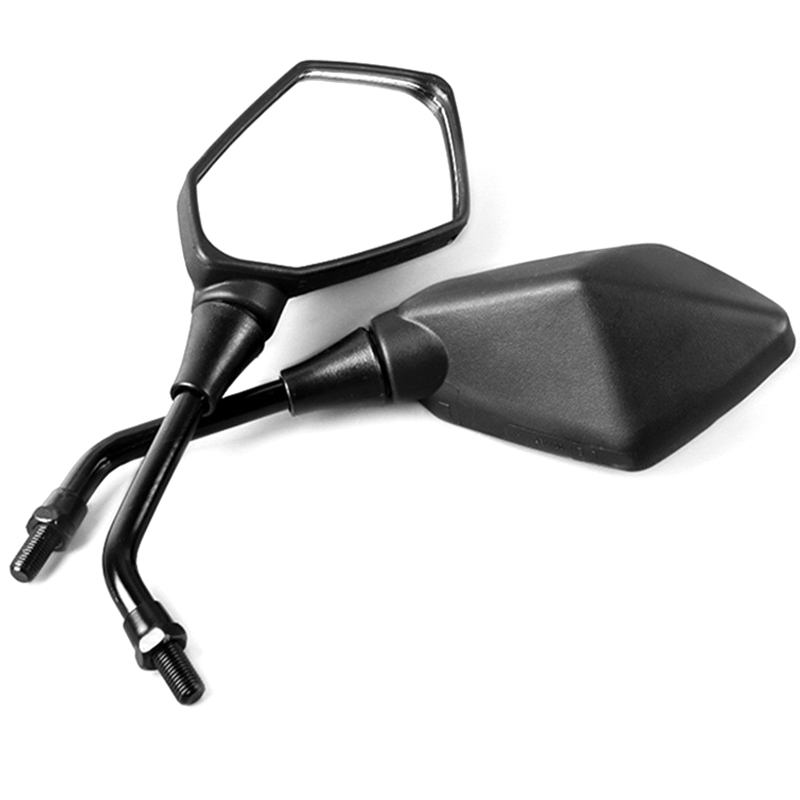 2 stks/paar Universele 8mm 10mm Motorfiets Spiegel Scooter E-Bike Achteruitkijkspiegels Elektromobiel Achterkant Bolle Spiegel