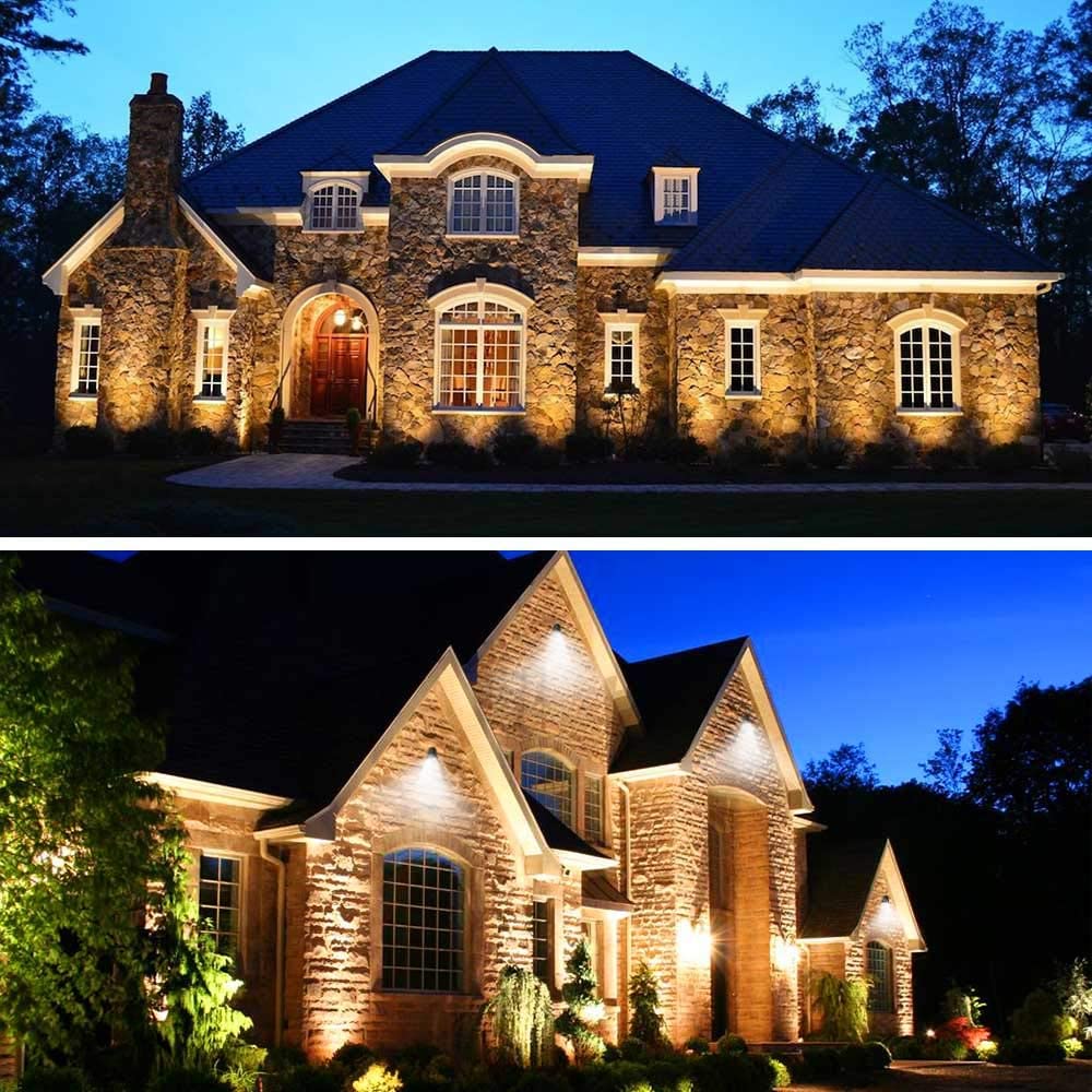 5W LED Landscape Lights 12V/24V Waterproof IP65 Warm/White Walls Trees Flags Outdoor Street Garden Focus Spotlights with Stakes
