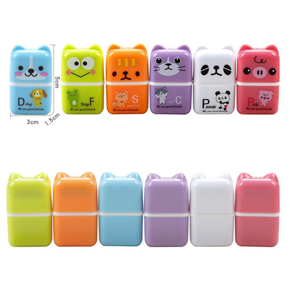 Goma de borrar con rodillo, goma bonita de dibujos animados, Material de papelería Kawaii para estudiantes, para niños, Material de corrección Escolar, Material Escolar para oficina A1P8