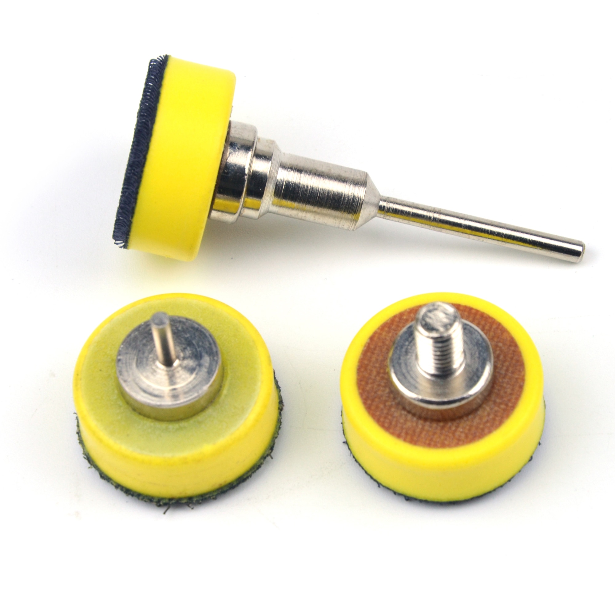 1 tomme 25mm reserveslipeplate 2.35mm skaft eller  m6 tråder 3mm skaft til 1 &quot; borrelås-slipeskiver til dremel-tilbehør