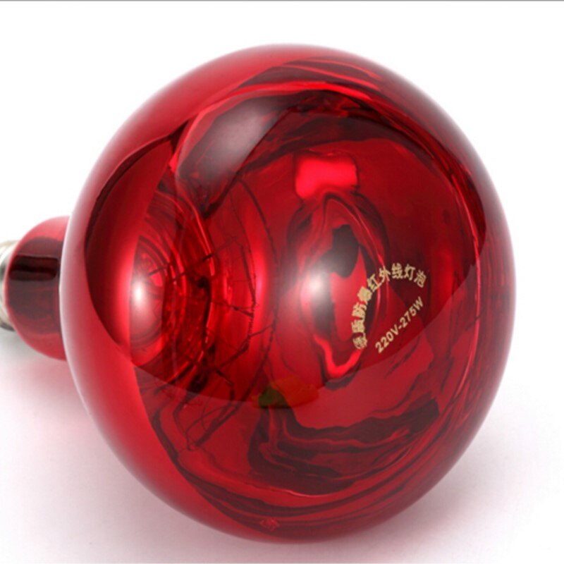 275 w bulb waterproof infrared physiotherapy explosion-proof far red diathermy beauty heating household light bulb E27 lamp