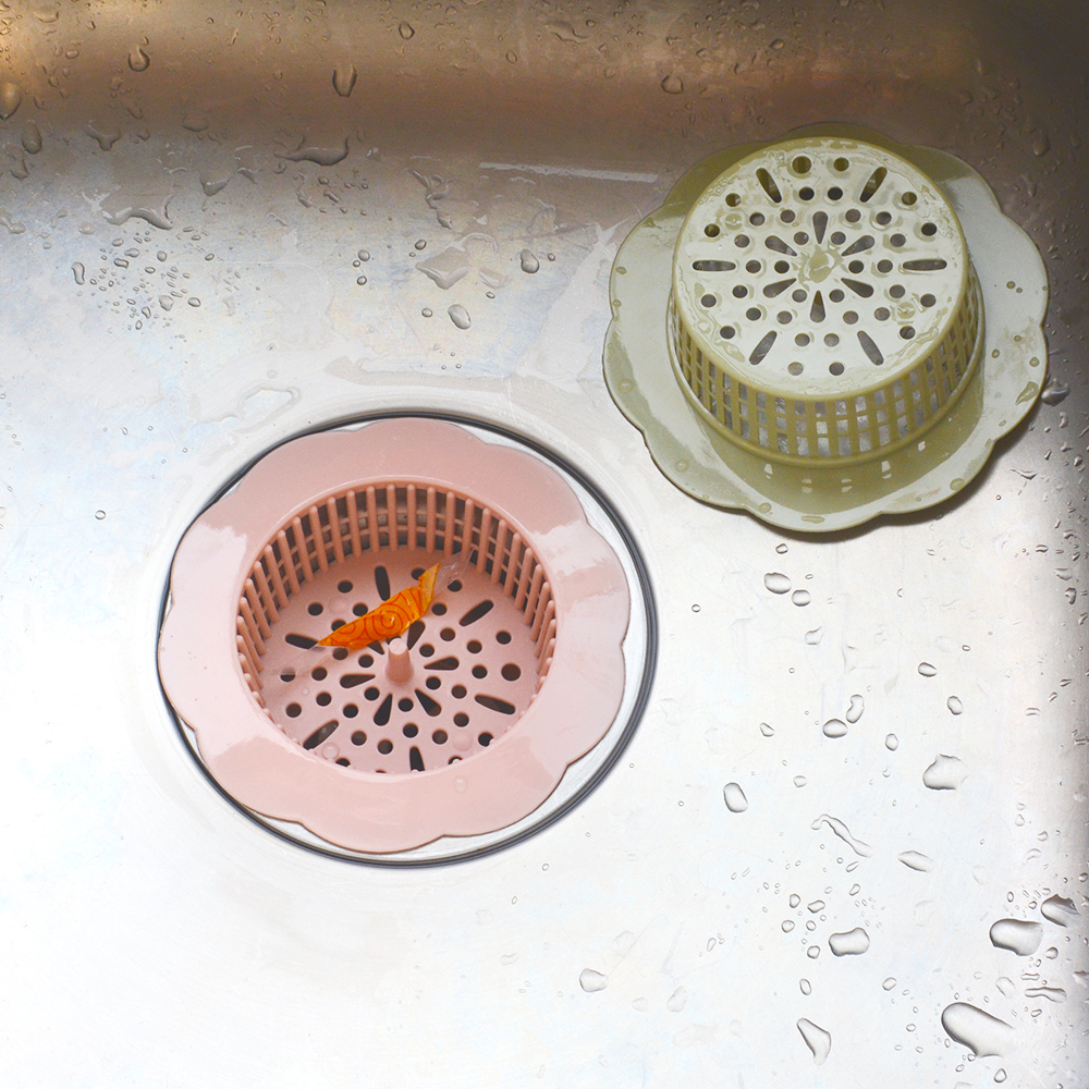 Køkken blomst type vask filter kloak vask gulvafløb anti-tilstopning hårfilter
