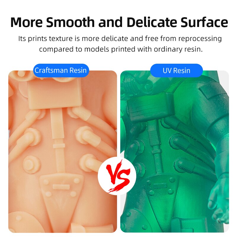 Anycubic Craftsman Hars 3d Printing Materiaal Voor Lcd Sla Printers Geschikt Voor Accessoires En Sieraden Model Afdrukken