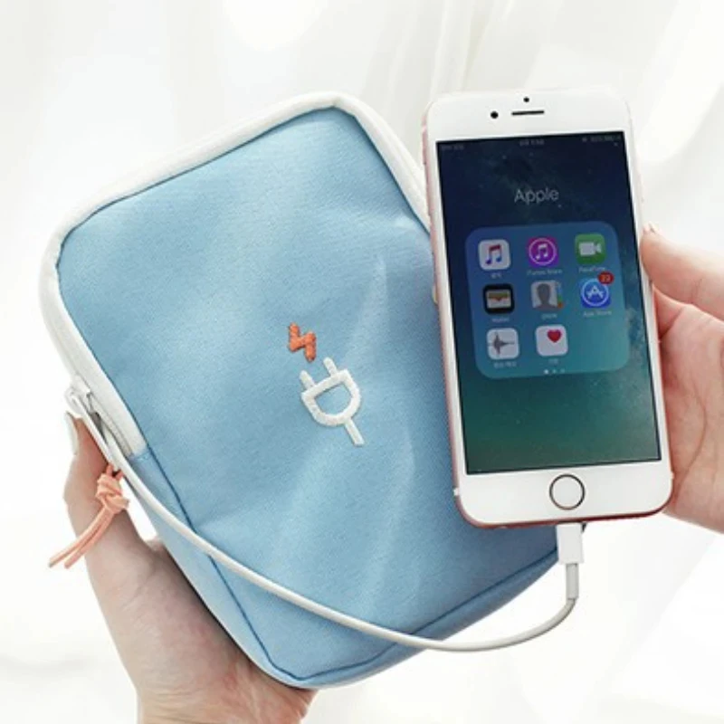 Sac de rangement de gadgets de voyage, sac de câble numérique Portable, accessoires électroniques, mallette de rangement, pochette pour batterie externe USB